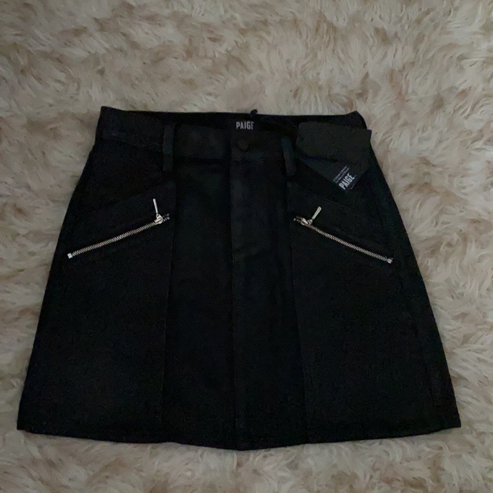 Paige Aideen Coated Mini Skirt - Picture 6 of 15